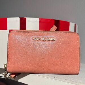 Michael Kors Coral Wallet